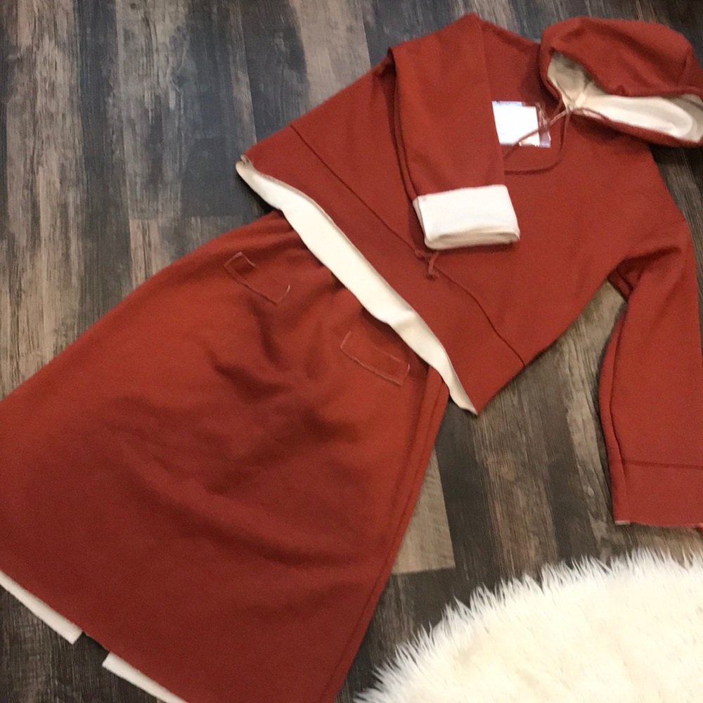 NWT sweat skirt set sz S - Picture 1 of 4